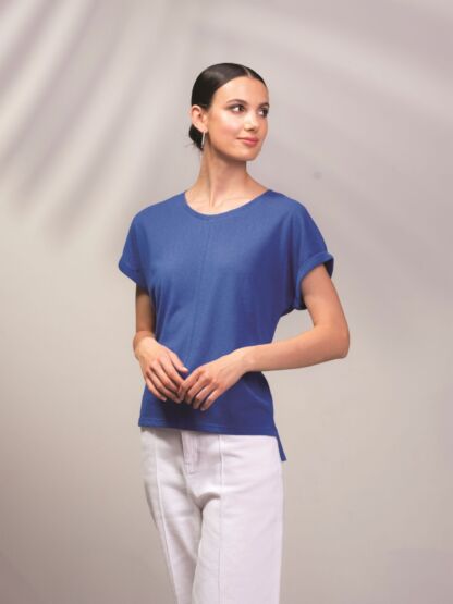 Alison Sheri T-Shirt bleu